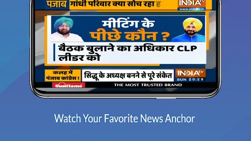Tangkapan skrin Hindi News Live TV - Live News