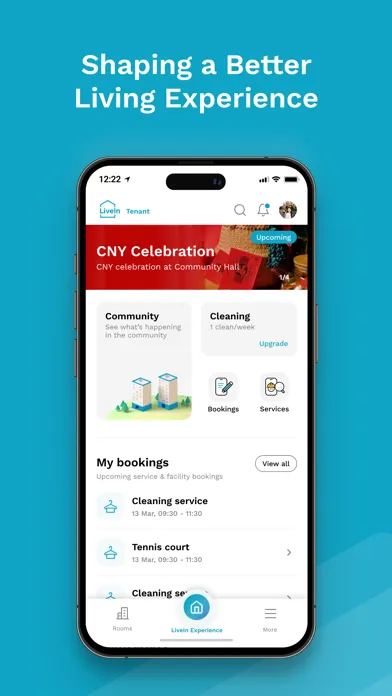 Скриншоты LiveIn App