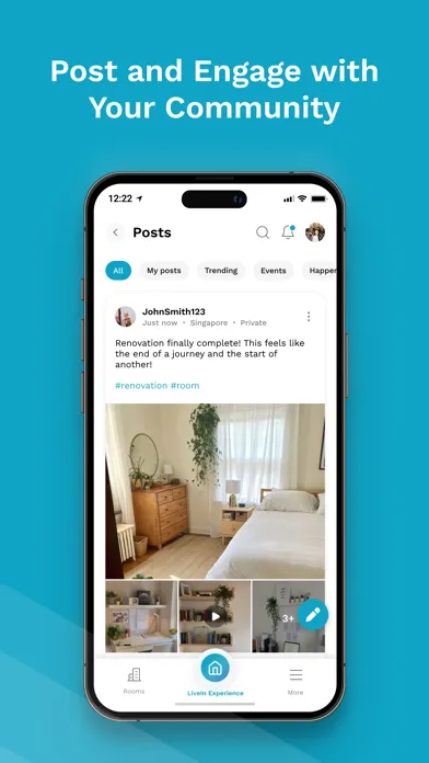 Скриншоты LiveIn App