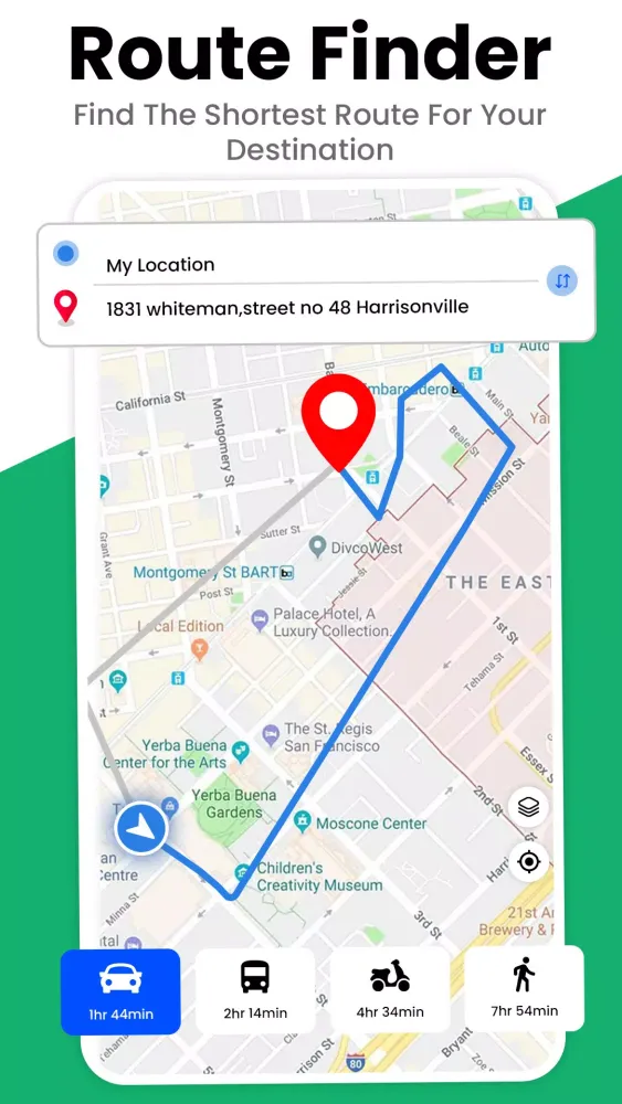 GPS Maps Driving Route Planner Screenshots