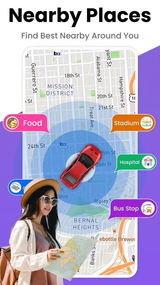 GPS Maps Driving Route Planner Screenshots