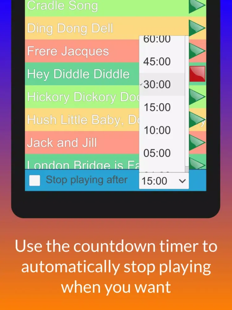 Baby Songs and Lullabies iPad 应用截图