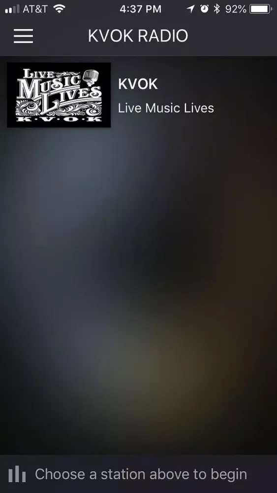 Zrzuty ekranu KVOK RADIO