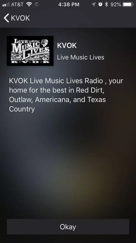 Zrzuty ekranu KVOK RADIO