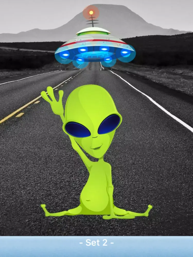 Alien Emojis iPad  Screenshots