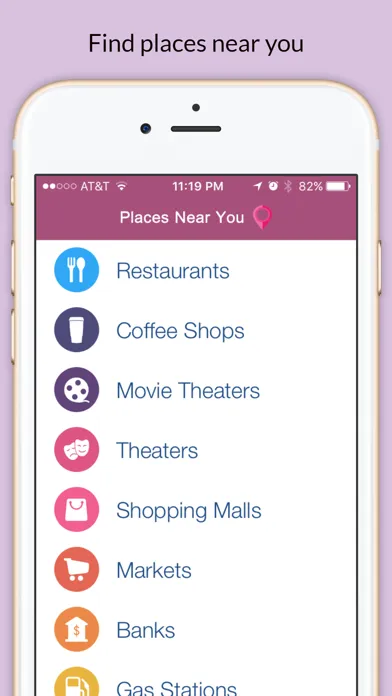 Screenshot di Places Near You