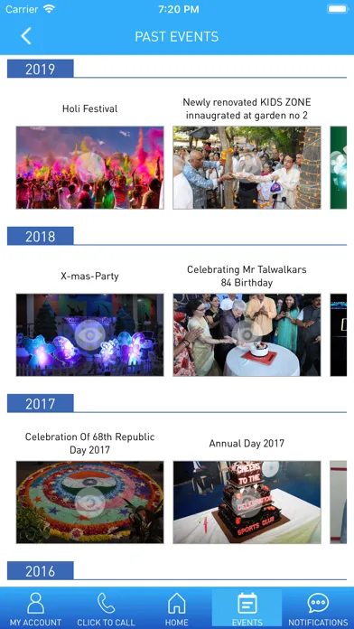 Ảnh chụp màn hình của The Celebration Sports Club