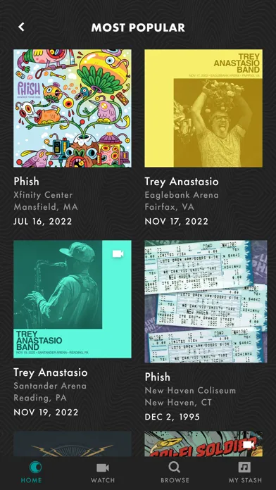 LivePhish স্ক্রিনশট