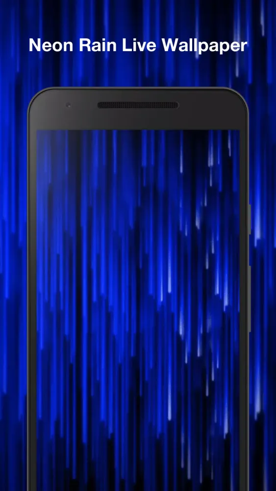 Captures d'écran de Neon Rain Live Wallpaper