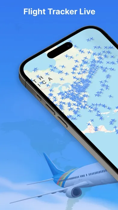 Ảnh chụp màn hình của Live Plane - Flight Tracker