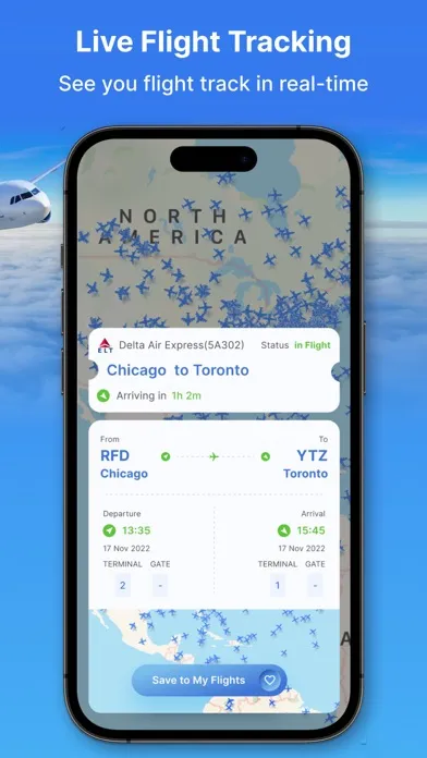 Ảnh chụp màn hình của Live Plane - Flight Tracker