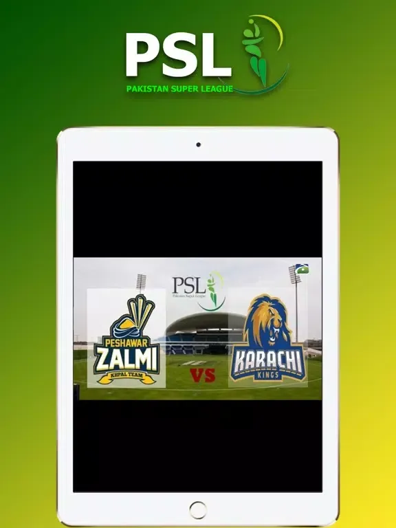 Tangkapan layar LIVE PSL TV iPad 