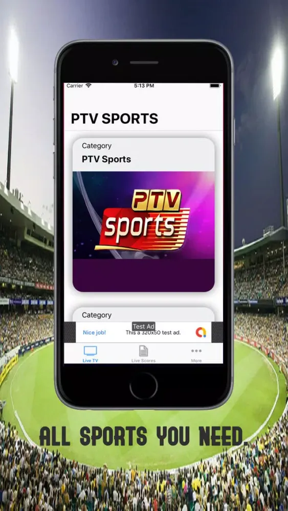 تصاویر Live Ptv sports Tv