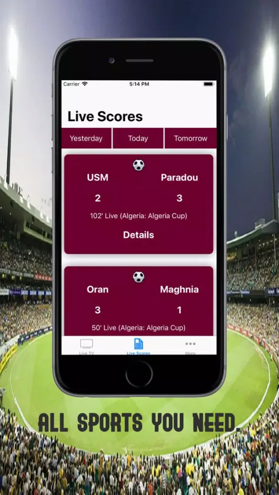 تصاویر Live Ptv sports Tv