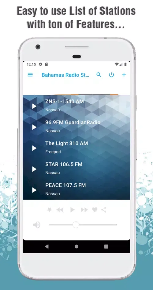 Screenshot di Bahamas Radio Stations