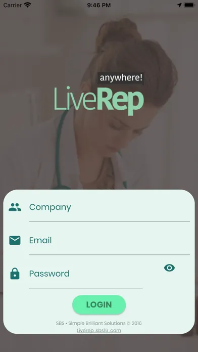 LiveRep (Pharma CRM)应用截图