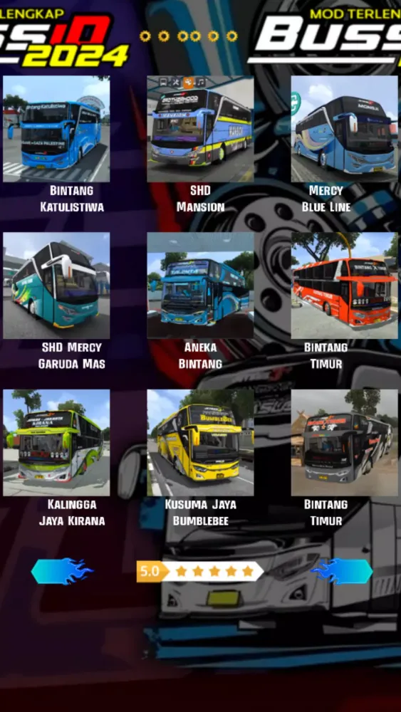 Screenshot di Mod Terlengkap Bussid 2024