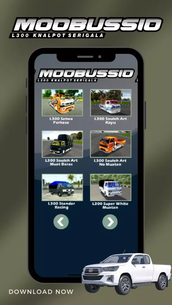 Zrzuty ekranu Bussid L300 Knalpot Srigala