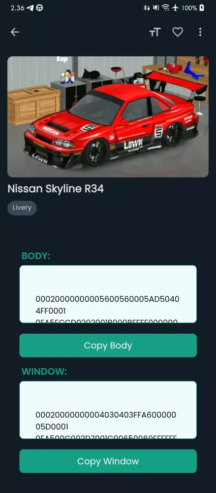 Skin FRLegends Livery Mod 스크린샷