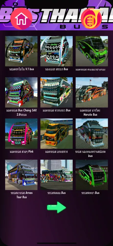 Capturas de pantalla de Koleksi Bus Thailand Bussid