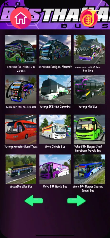 Capturas de pantalla de Koleksi Bus Thailand Bussid