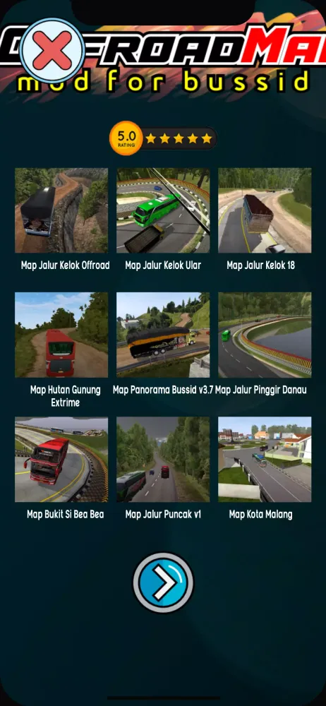 صور Offroad Map Mod for Bussid