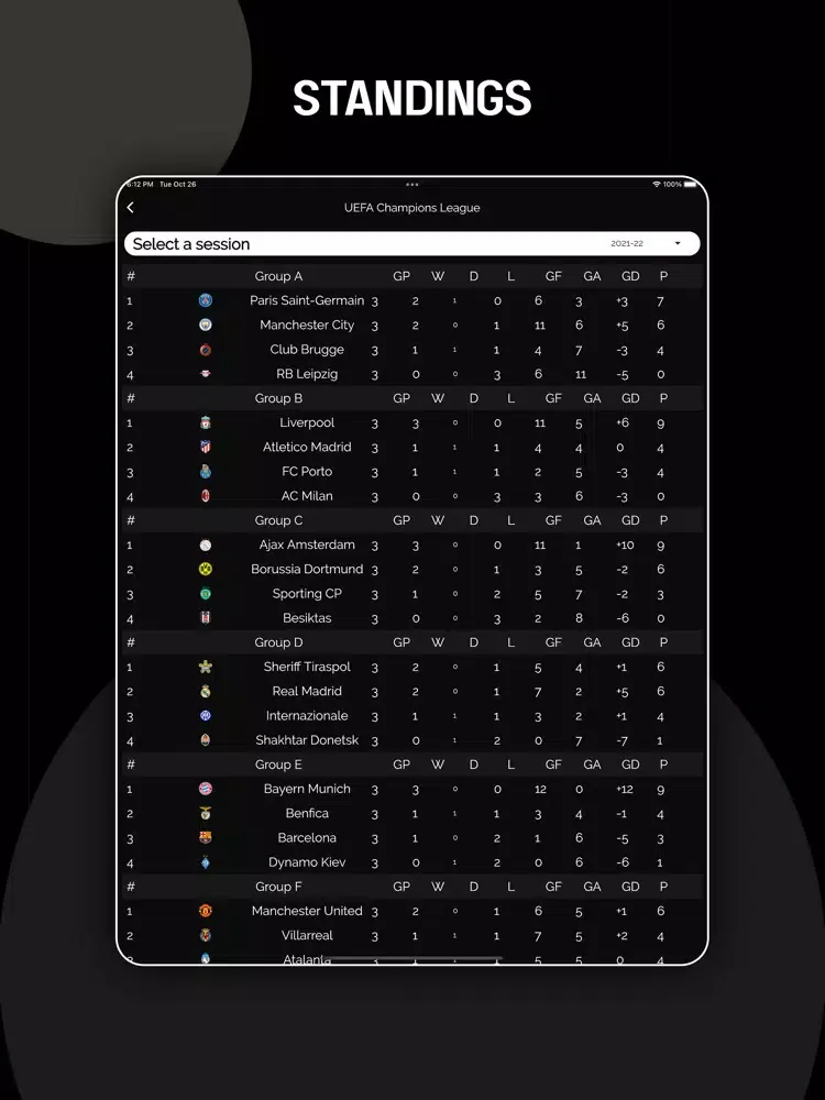 SuperSports - Live Football TV iPad  Ekran Görüntüleri