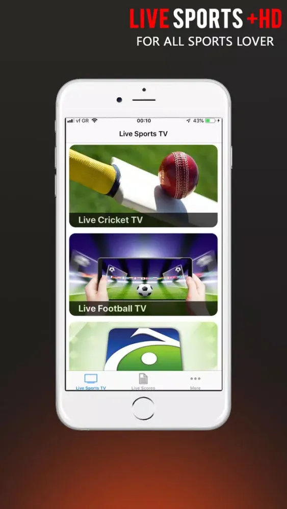 Live Sports Plus HD Screenshots