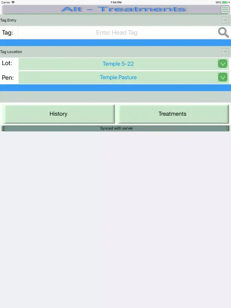 Alt Treatments iPad  स्क्रीनशॉट