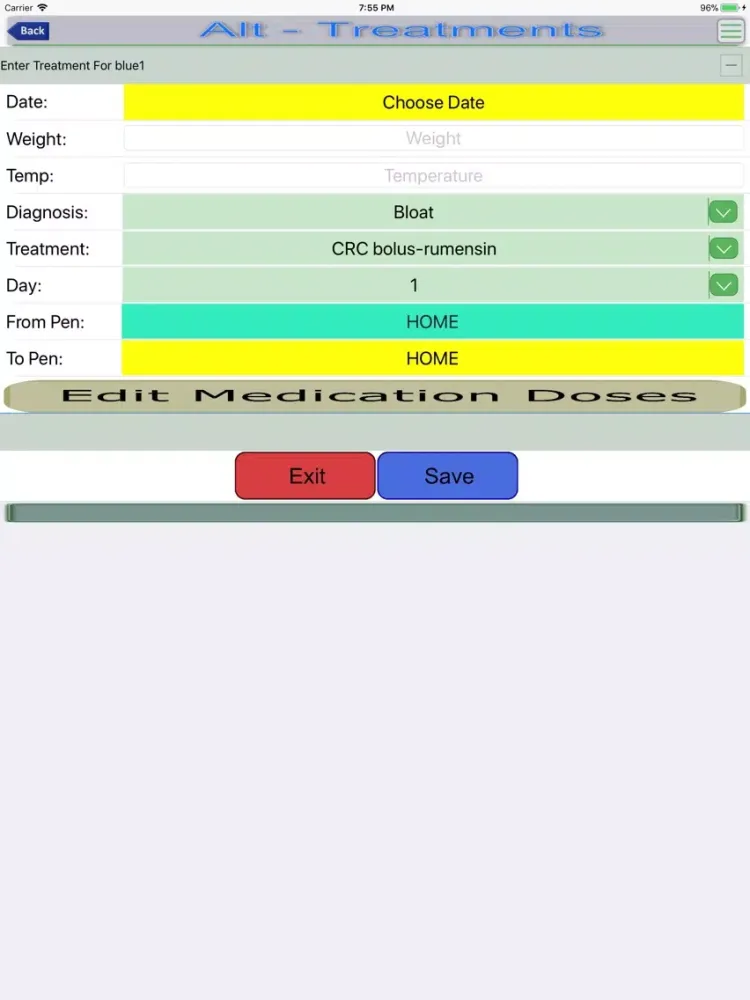 Alt Treatments iPad  स्क्रीनशॉट