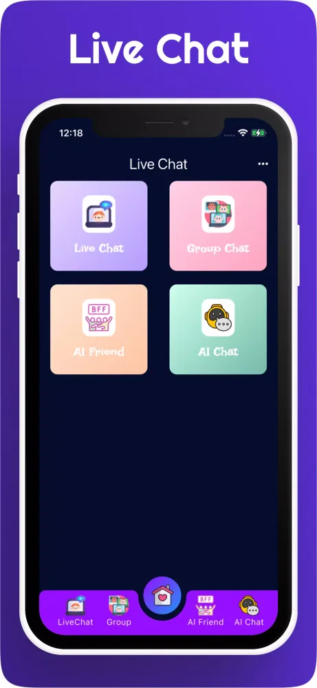 Live Video Chat & Ai Friend Screenshots