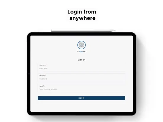 Tangkapan layar TimeLive | Employee Time Clock iPad 