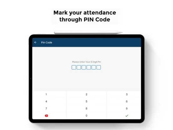 Tangkapan layar TimeLive | Employee Time Clock iPad 