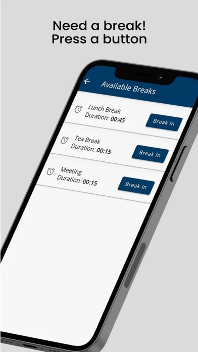 Tangkapan layar TimeLive | Employee Time Clock
