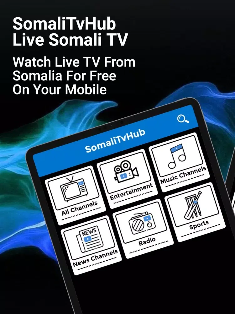 SomaliTvHub | Live Somali TV iPad 应用截图