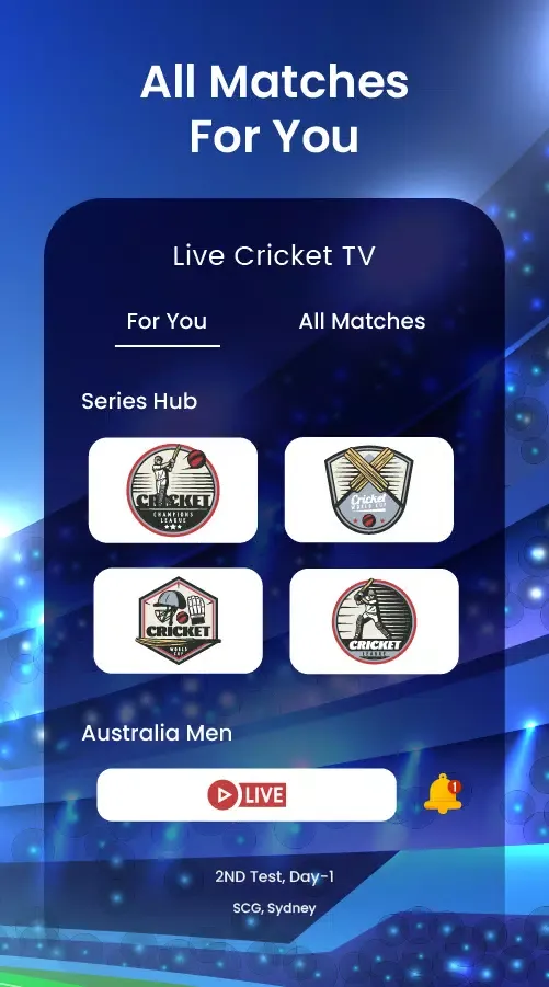 Live Cricket TV : Streaming HD Screenshots