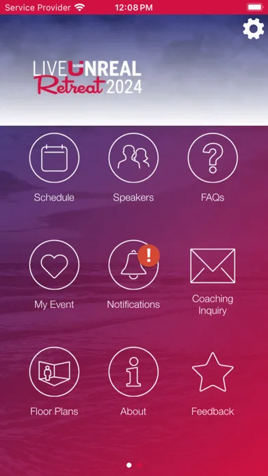 Ảnh chụp màn hình của Glover U Events