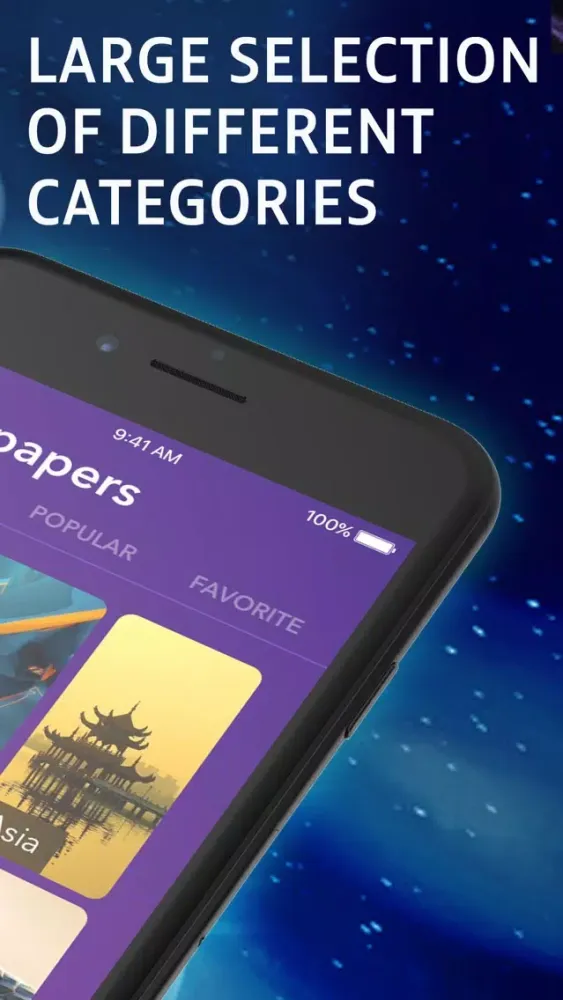 Captures d'écran de Live wallpapers hd - Universe