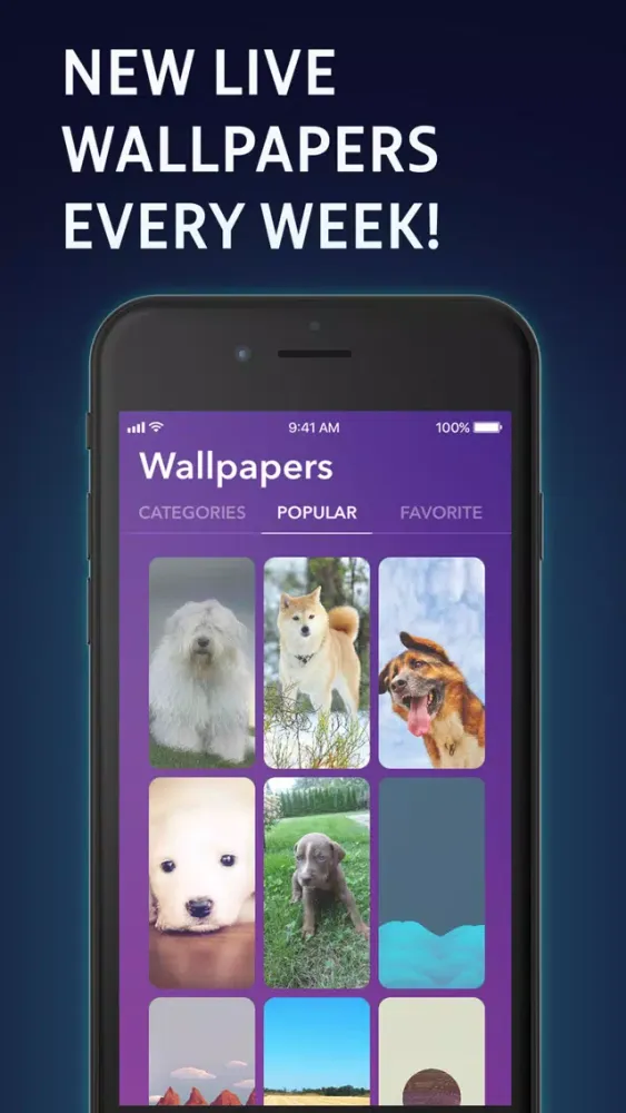 Captures d'écran de Live wallpapers hd - Universe