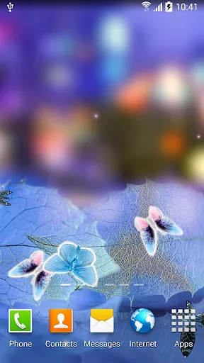 Ảnh chụp màn hình của Abstract Butterflies Wallpaper