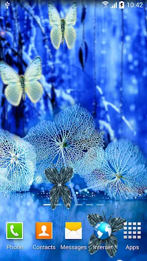 Ảnh chụp màn hình của Abstract Butterflies Wallpaper
