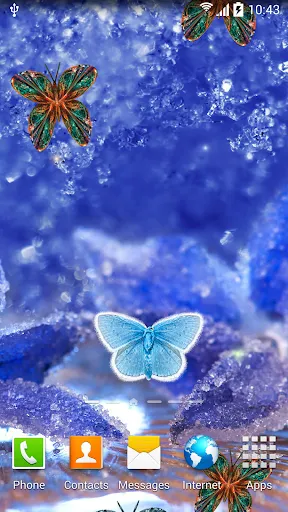Ảnh chụp màn hình của Abstract Butterflies Wallpaper