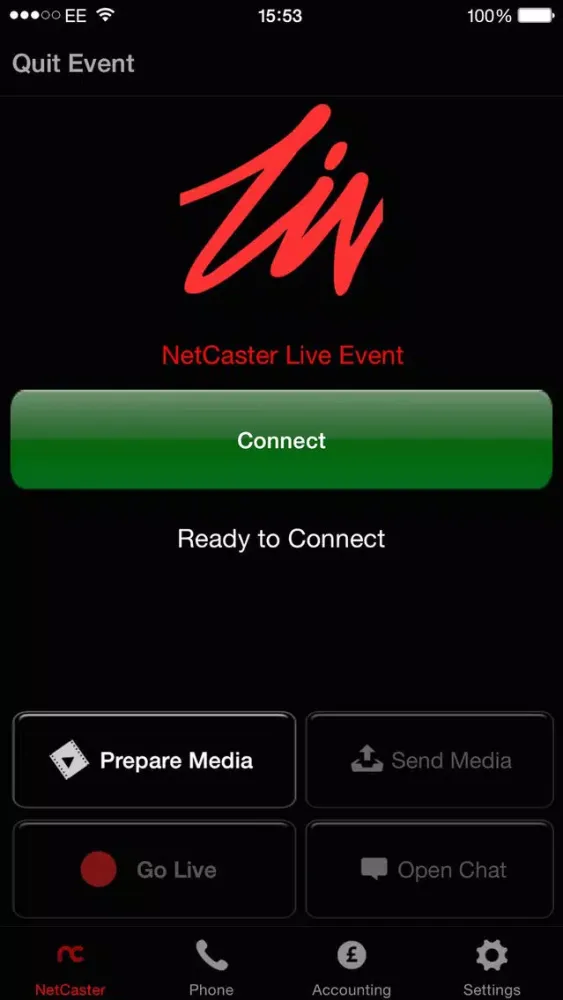 ภาพหน้าจอของ NetCaster