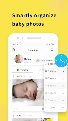 Tangkapan layar TimeHut - Baby Album
