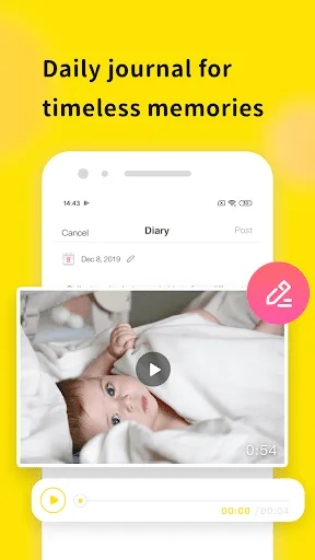 Tangkapan layar TimeHut - Baby Album