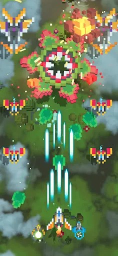 Sky Wings: Pixel Fighter 3D Screenshots