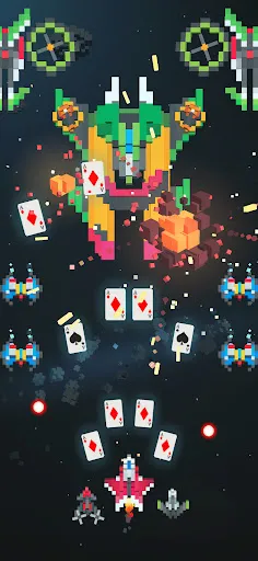Sky Wings: Pixel Fighter 3D Screenshots