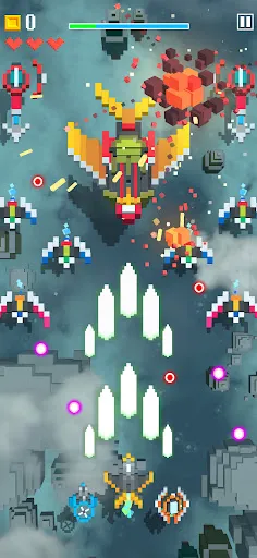 Sky Wings: Pixel Fighter 3D Screenshots