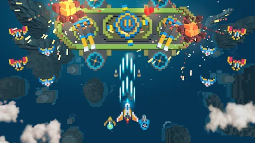 Sky Wings: Pixel Fighter 3D Screenshots