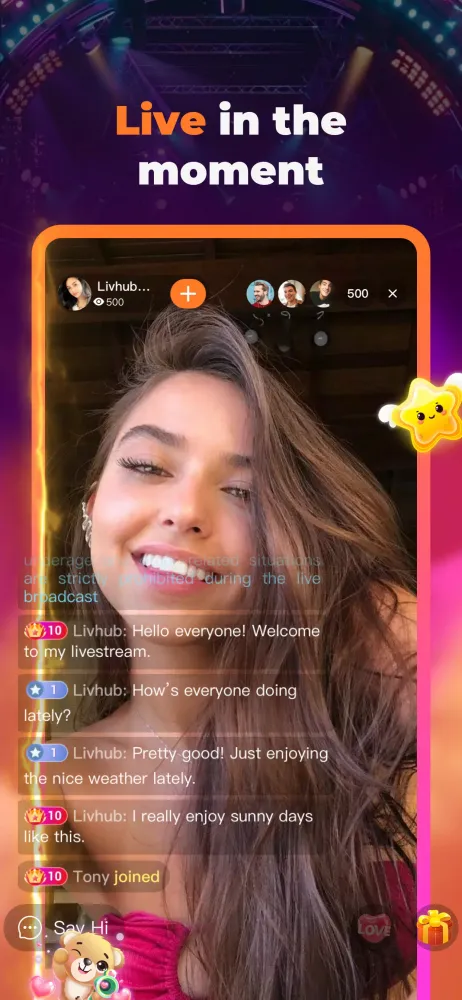 LivHub Screenshots